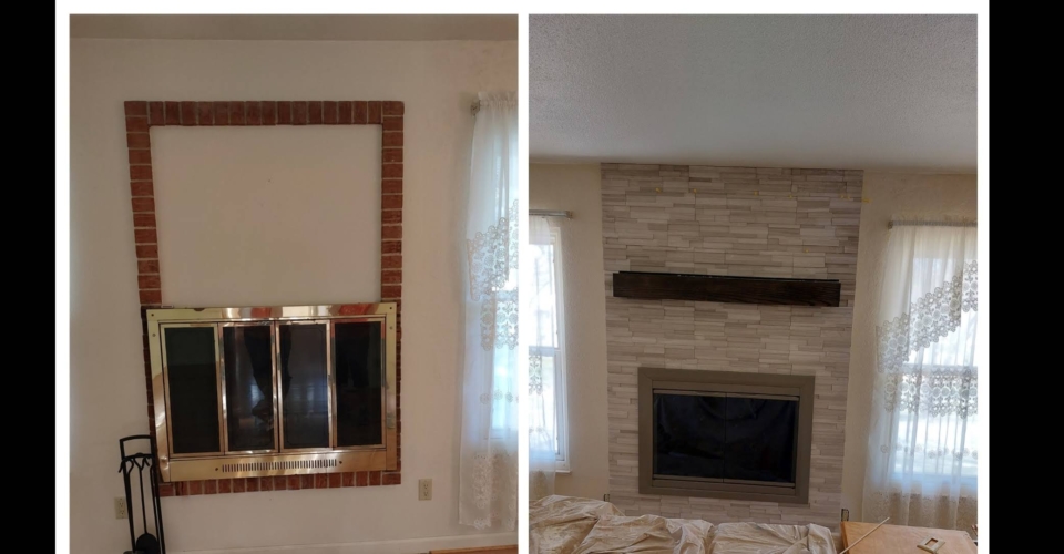 Fireplace surround